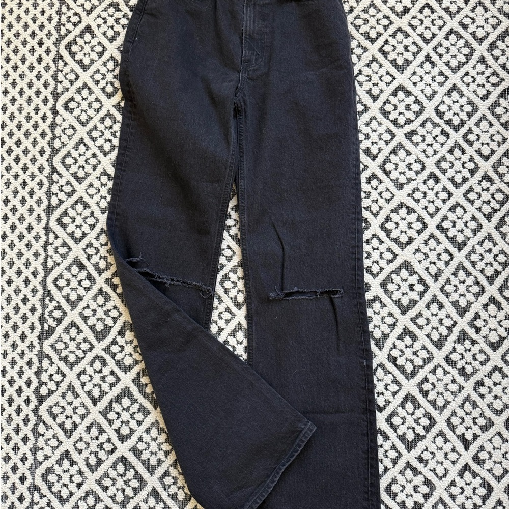 Abercrombie Curve love High Rise- Black Jeans NWT - Picture 3 of 4